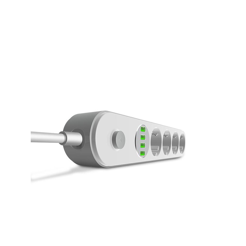 Multiprise 4 sorties USB 3.4 A + 4 sorties UE